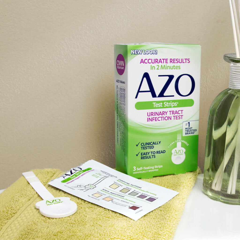 AZO TEST STRIPS URINARY TRACT INFECTION TEST