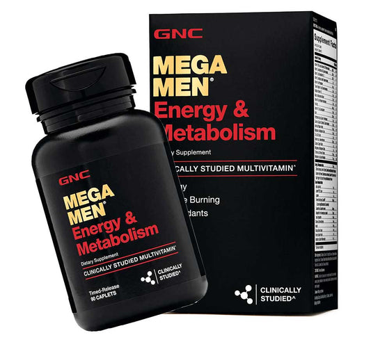 GNC MEGA MEN ENERGY & METABOLISM CAPLETS