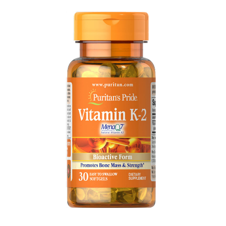 PURITAN’S PRIDE VITAMIN K-2, 30 SOFTGELS