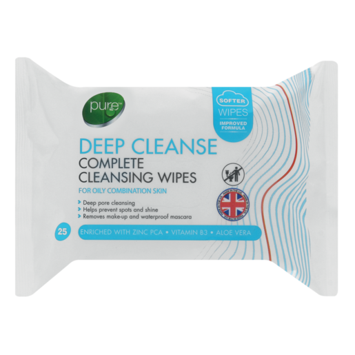 PURE DEEP CLEANSE COMPLETE CLEANSING WIPES