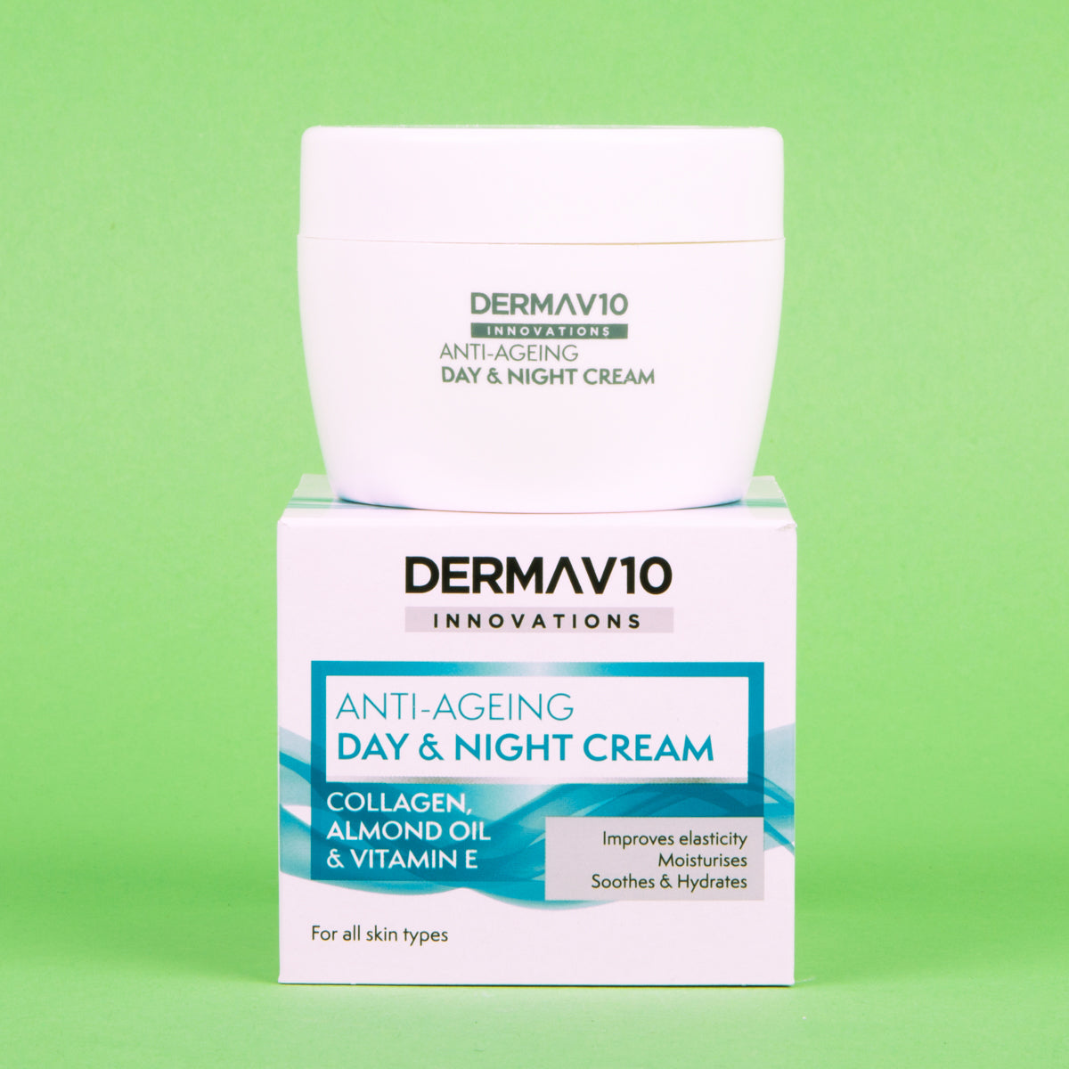 DERMAV10 ANTI-AGEING DAY & NIGHT CREAM WITH COLLAGEN