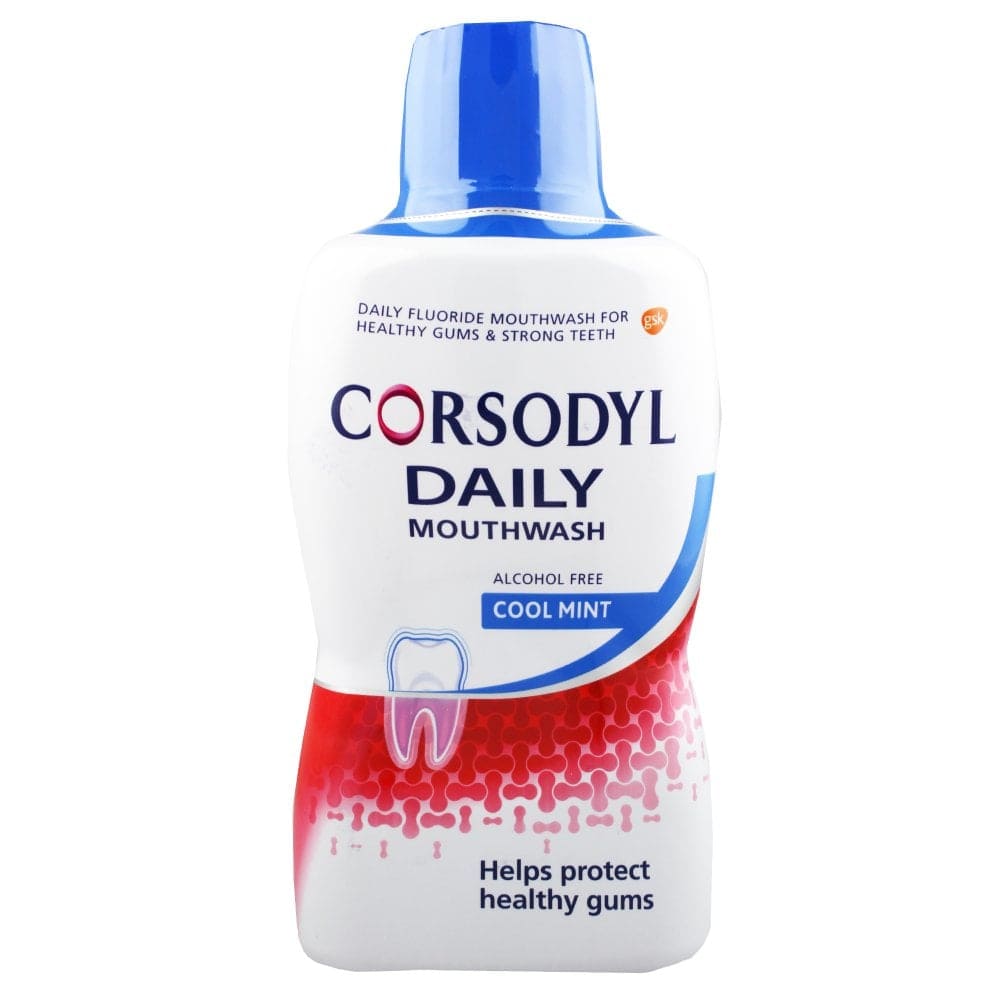 CORSODYL DAILY MOUTHWASH COOL MINT 500ML