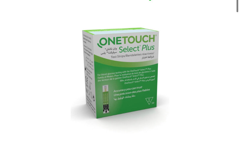 ONETOUCH SELECT PLUS TEST STRIPS - E-Pharmacy Ghana