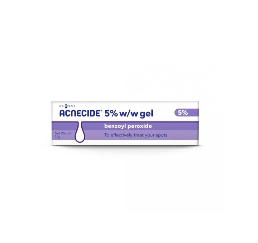 ACNECIDE 5% GEL BENZOYL PEROXIDE 30G - E-Pharmacy Ghana