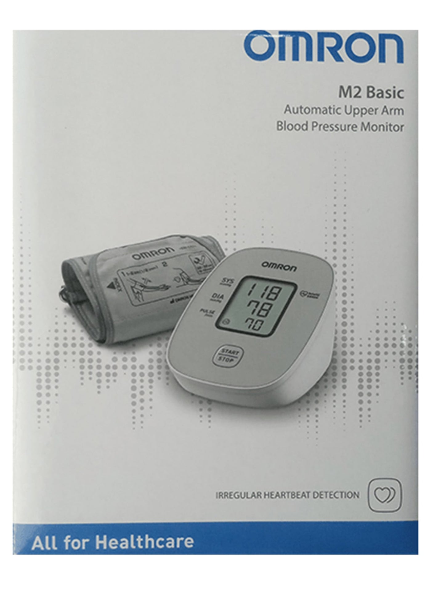 OMRON M2 BASIC AUTOMATIC UPPER ARM BLOOD PRESSURE MONITOR