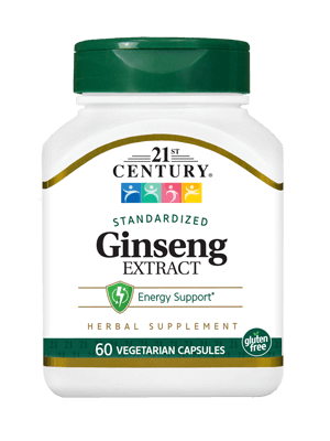 21ST CENTURY GINSENG EXTRACT - 60 CAPSULES - E-Pharmacy Ghana