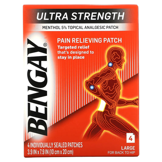 BENGAY ULTRA STRENGTH PAIN RELIEVING PATCH