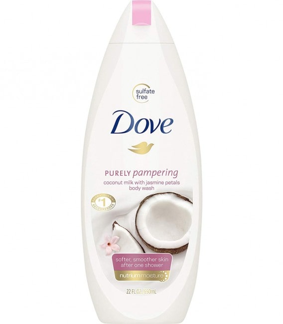 DOVE PURELY PAMPERING COCONUT MILK & JASMINE PETALS BODY WASH 750ML