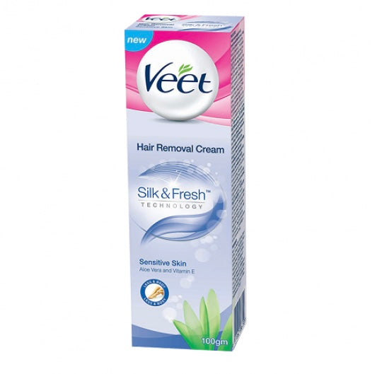 VEET SILK & FRESH HAIR REMOVAL CREAM, SENSITIVE SKIN