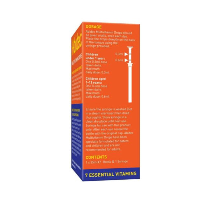 ABIDEC MULTIVITAMIN DROP 25ML - E-Pharmacy Ghana