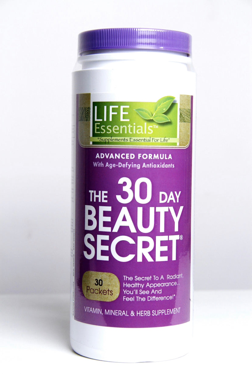 LIFE ESSENTIALS THE 30 DAY BEAUTY SECRET, 30 PACKETS