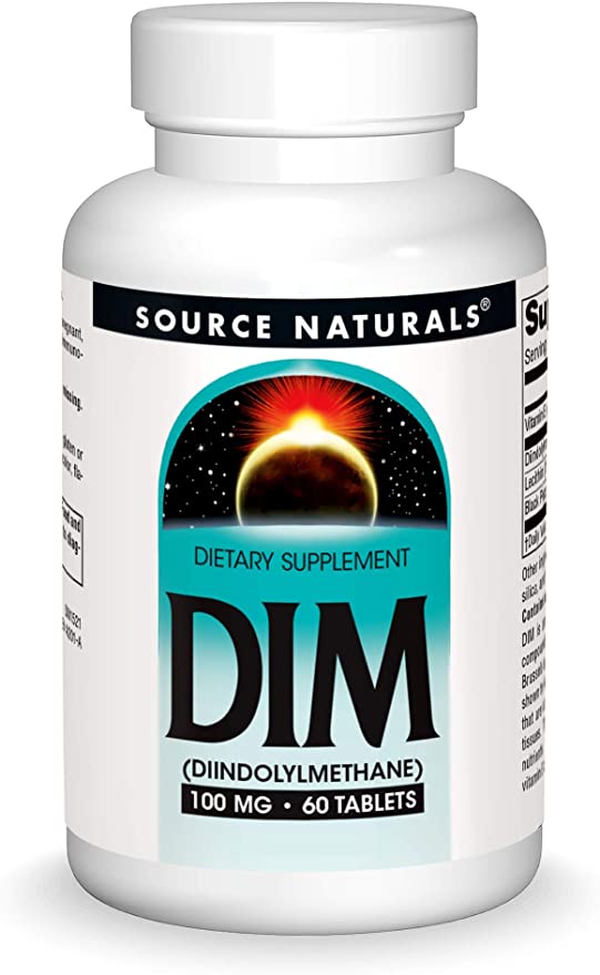 SOURCE NATURALS DIM 100MG, 60 TABLETS