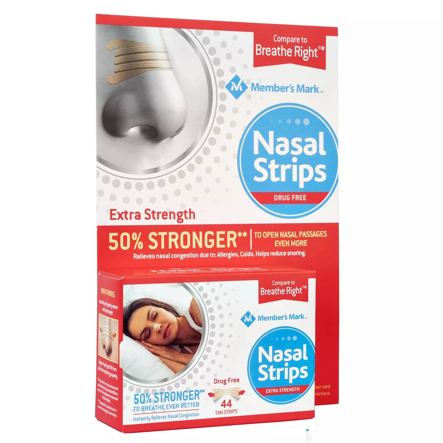 MEMBER’S MARK EXTRA STRENGTH NASAL STRIPS - E-Pharmacy Ghana