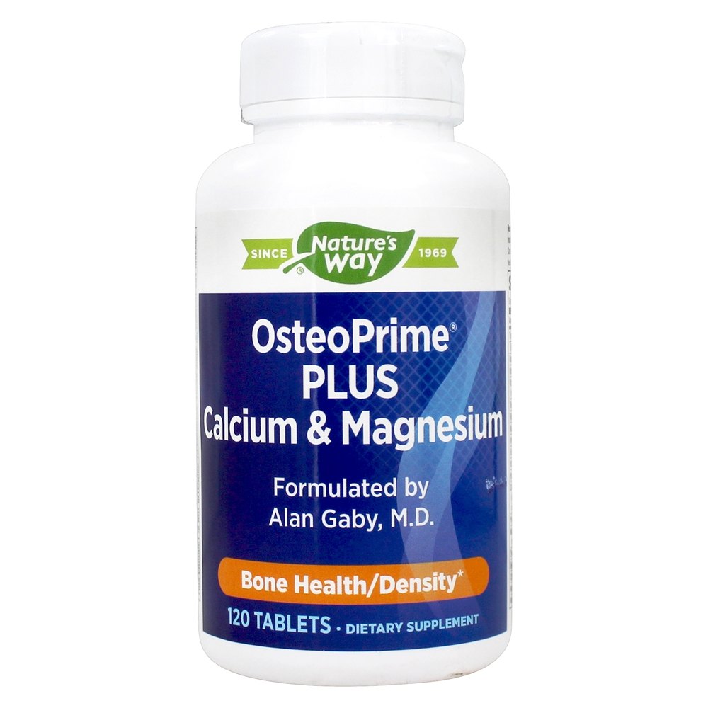 NATURE’S WAY OSTEOPRIME PLUS CALCIUM & MAGNESIUM, 120 TABLETS