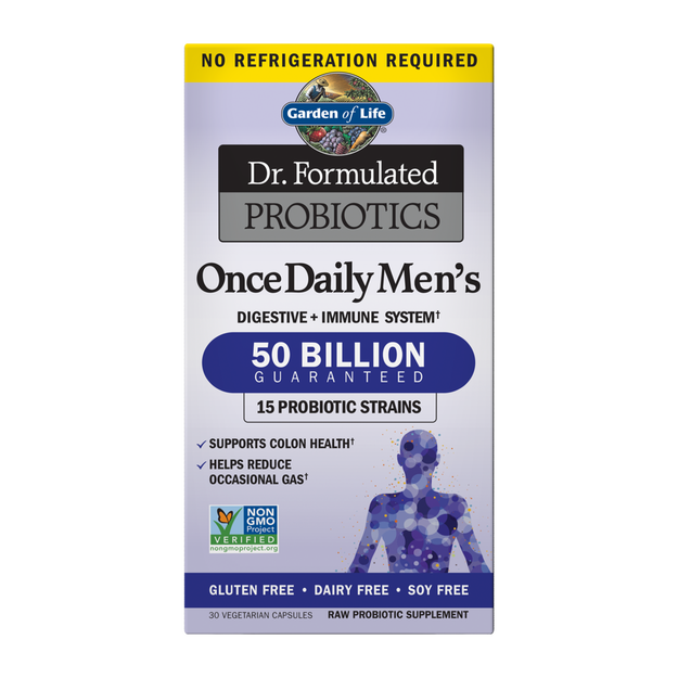 GARDEN OF LIFE DR. FORMULATED PROBIOTICS ONCE DAILY MEN’S