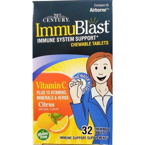 21ST CENTURY IMMUBLAST, 32 CHEWABLE TABLETS