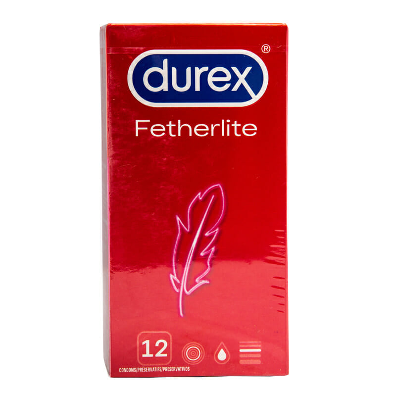 DUREX FETHERLITE, 12 CONDOMS