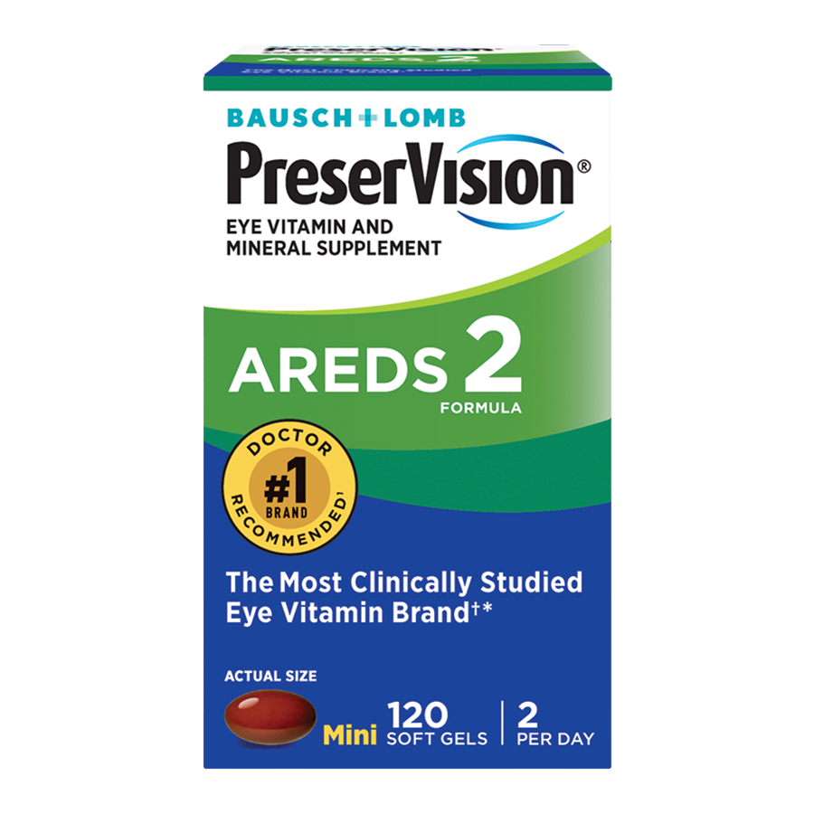 BAUSCH + LOMB PRESERVISION AREDS 2 EYE VITAMIN AND MINERAL SUPPLEMENT