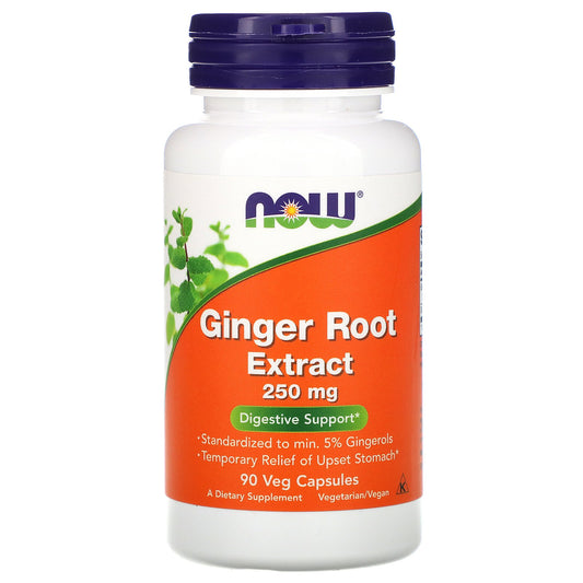 NOW GINGER ROOT EXTRACT 250MG