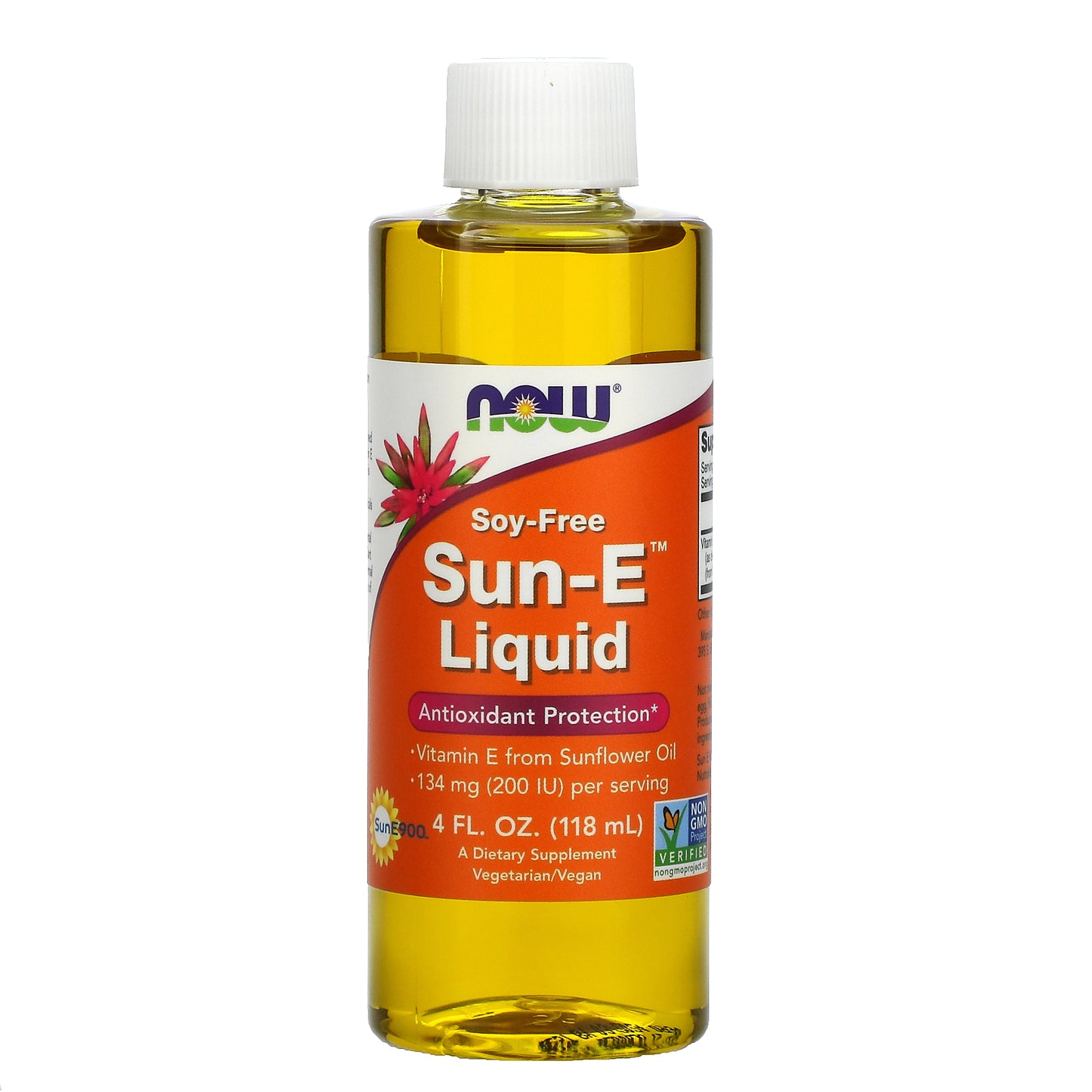 NOW SOY-FREE SUN-E LIQUID