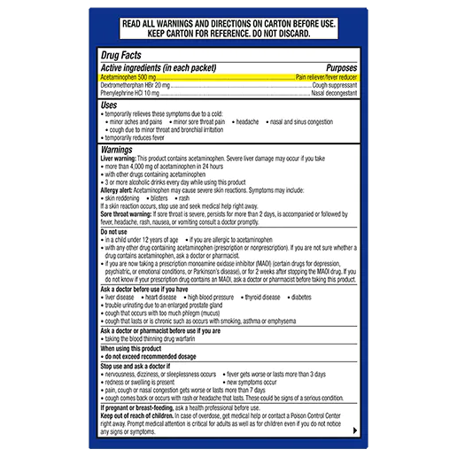 THERAFLU MULTI-SYMPTOM SEVERE COLD