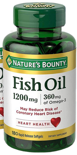 NATURE’S BOUNTY FISH OIL 180 SOFTGELS - E-Pharmacy Ghana