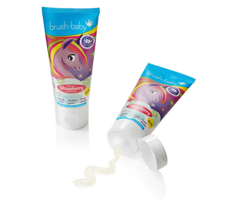 BRUSH-BABY KIDS NATURAL STRAWBERRY TOOTHPASTE
