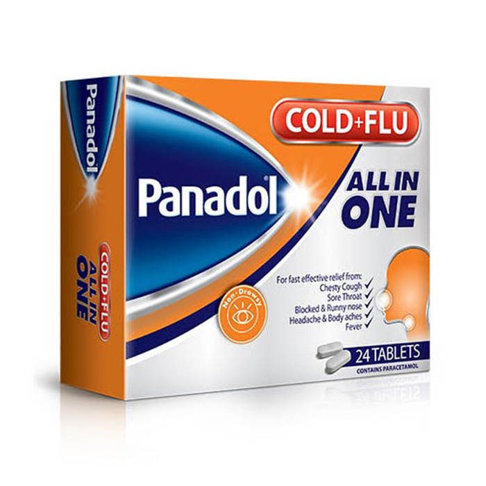 PANADOL COLD & FLU ALL IN ONE TABLETS