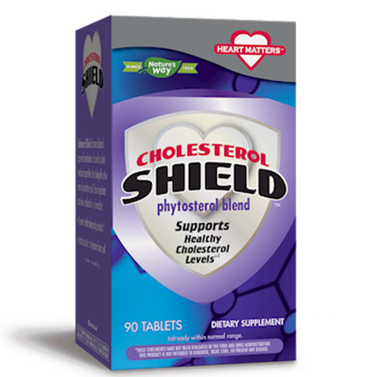 NATURE’S WAY CHOLESTEROL SHIELD, 90 TABLETS