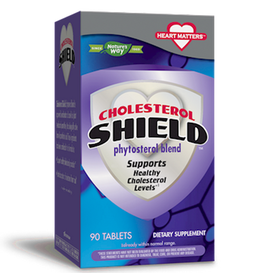 NATURE’S WAY CHOLESTEROL SHIELD, 90 TABLETS