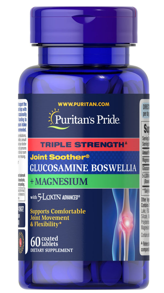 PURITAN’S PRIDE GLUCOSAMINE BOSWELLIA + MAGNESIUM