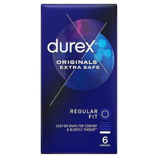 DUREX ORIGINAL EXTRA SAFE, 6 CONDOMS