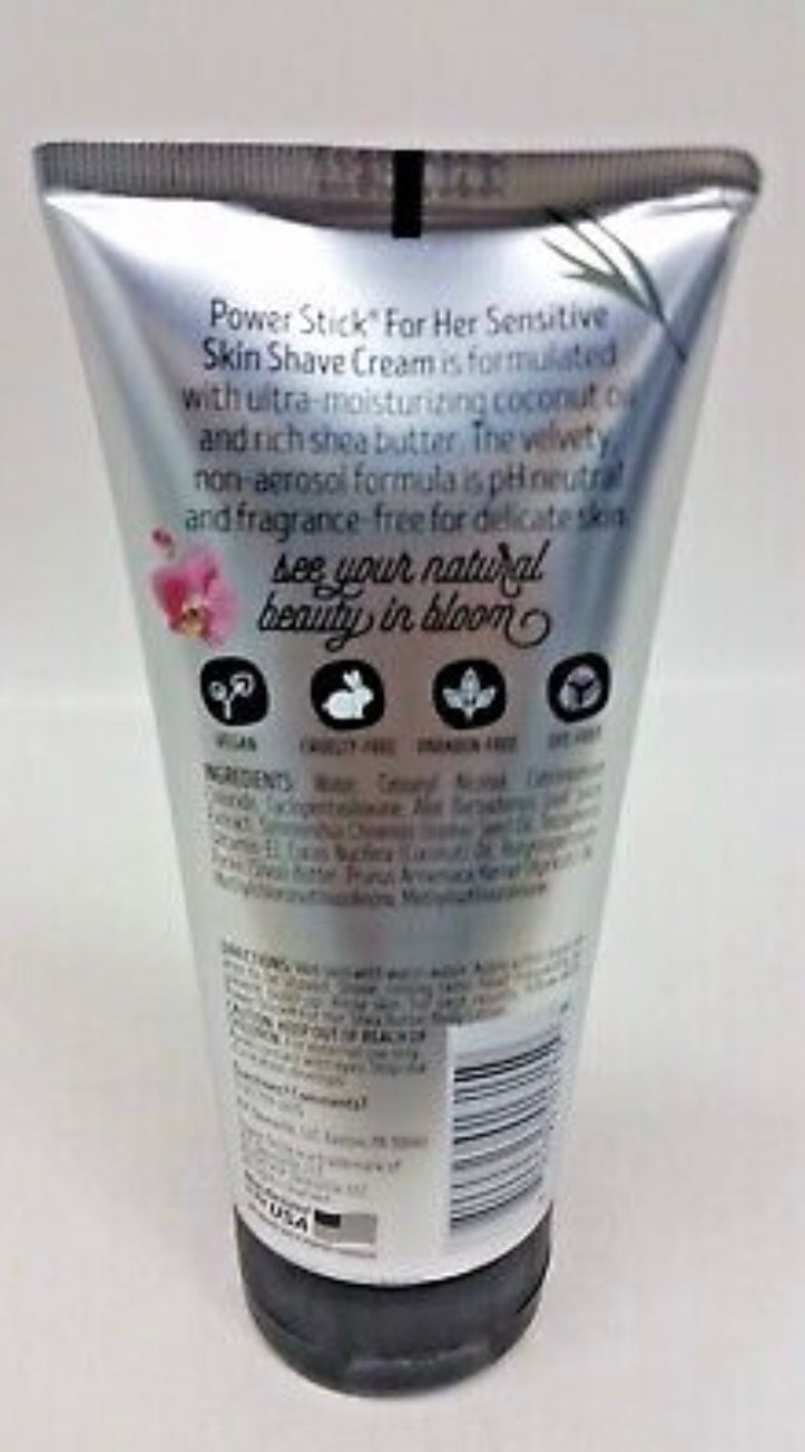 POWER STICK SHAVE CREAM WITH COCONUT OIL & SHEA BUTTER 147ML