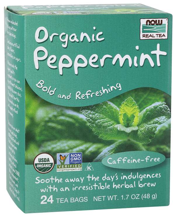 NOW ORGANIC PEPPERMINT