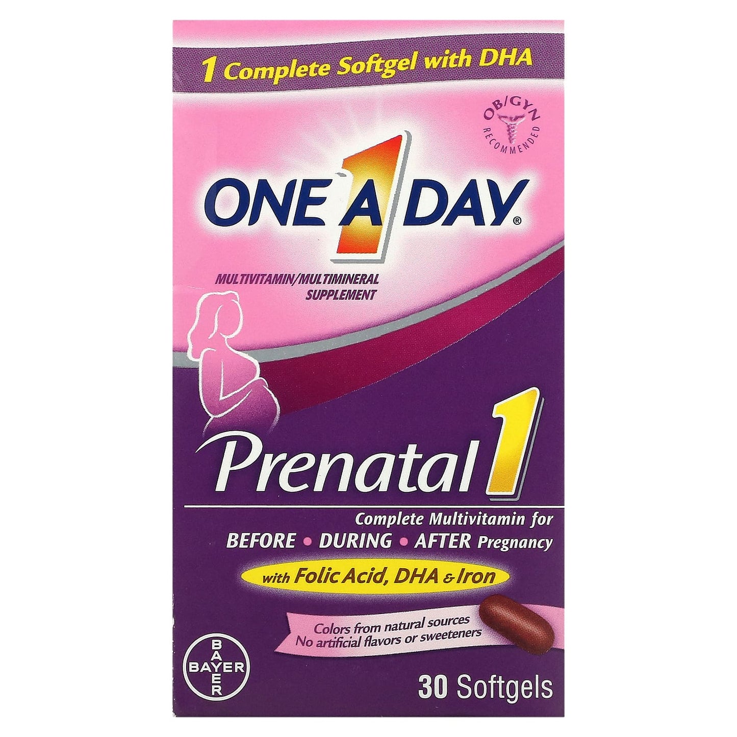 ONE A DAY PRENATAL, 30 SOFTGELS