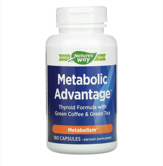 NATURE’S WAY METABOLIC ADVANTAGE, 180 CAPSULES