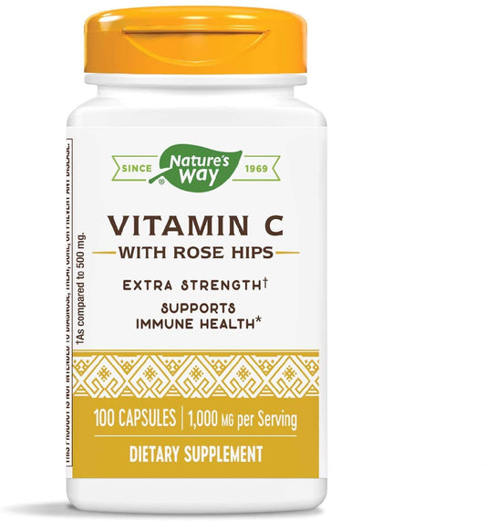 NATURE’S WAY VITAMIN C WITH ROSE HIPS