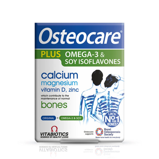 OSTEOCARE PLUS OMEGA-3 & SOY ISOFLAVONES