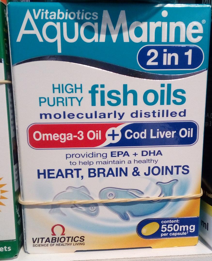 AQUAMARINE 2IN1 HIGH PURITY FISH OILS