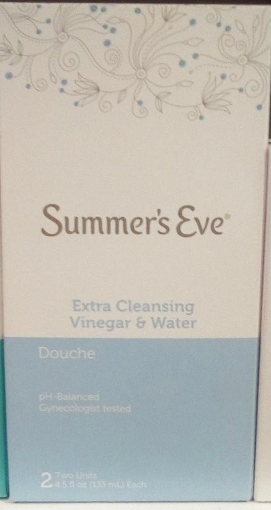 SUMMER’S EVE EXTRA CLEANSING VINEGAR & WATER DOUCHE