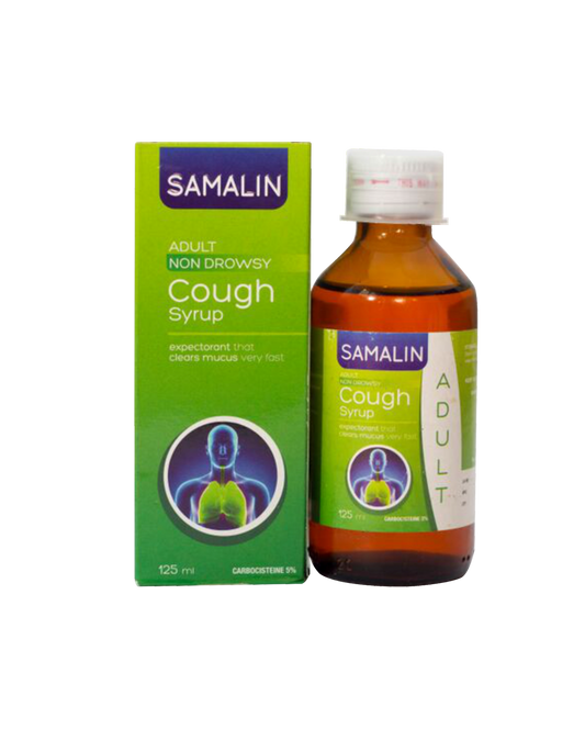 SAMALIN ADULT NON DROWSY COUGH SYRUP 125ML