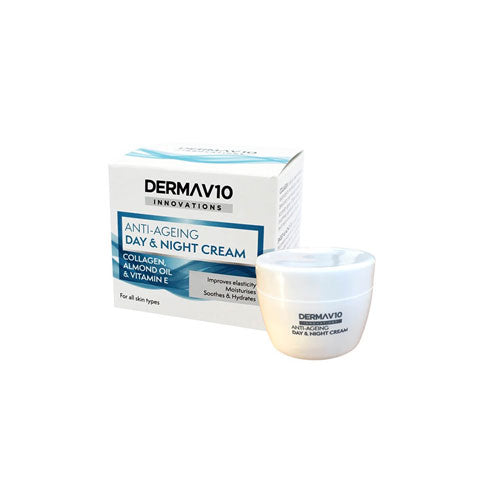 DERMAV10 ANTI-AGEING DAY & NIGHT CREAM WITH COLLAGEN