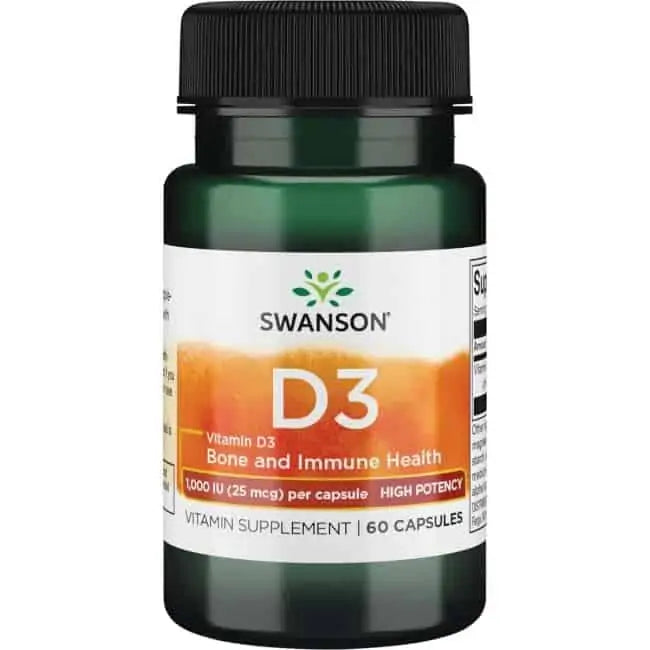 SWANSON D3, 60 CAPSULES