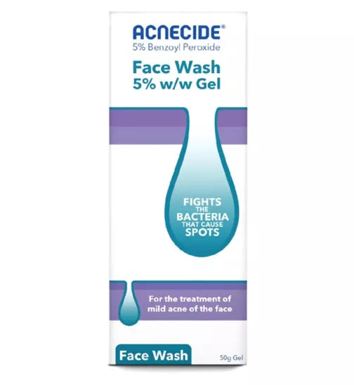 ACNECIDE FACE WASH 5% W/W GEL