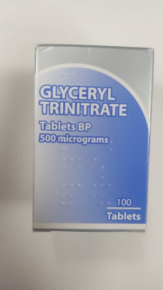 GLYCERYL TRINITRATE TABLETS 500 MICROGRAMS - E-Pharmacy Ghana