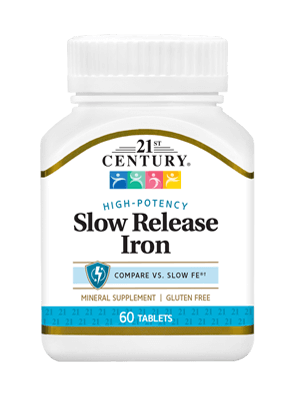 21ST CENTURY SLOW RELEASE IRON (60 TABLETS) - E-Pharmacy Ghana