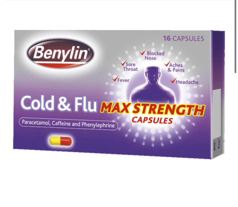 BENYLIN COLD & FLU - E-Pharmacy Ghana