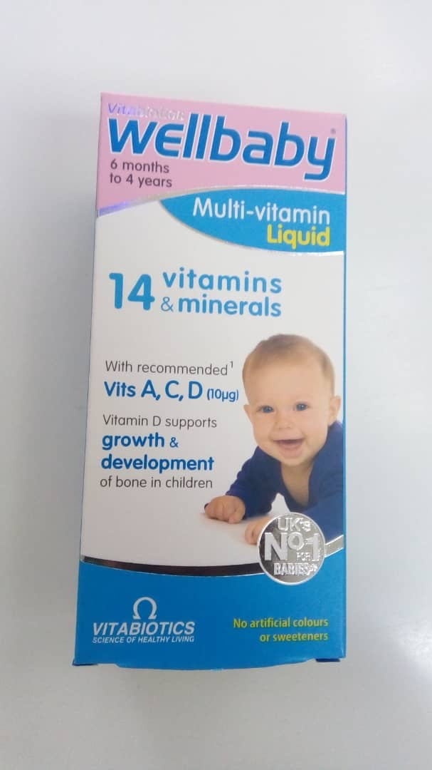 WELLBABY MULTI VITAMIN LIQUID 150ML - E-Pharmacy Ghana