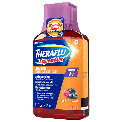 THERAFLU EXPRESSMAX NIGHTTIME SEVERE COLD & COUGH SYRUP