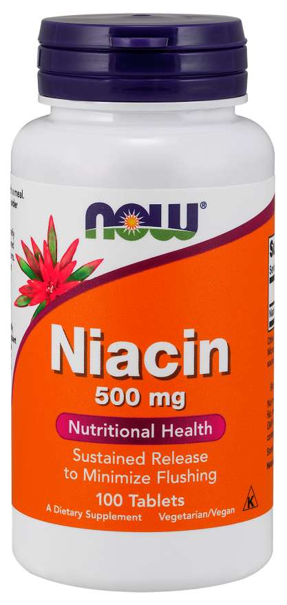 NOW NIACIN 500MG 100 CAPSULES - E-Pharmacy Ghana